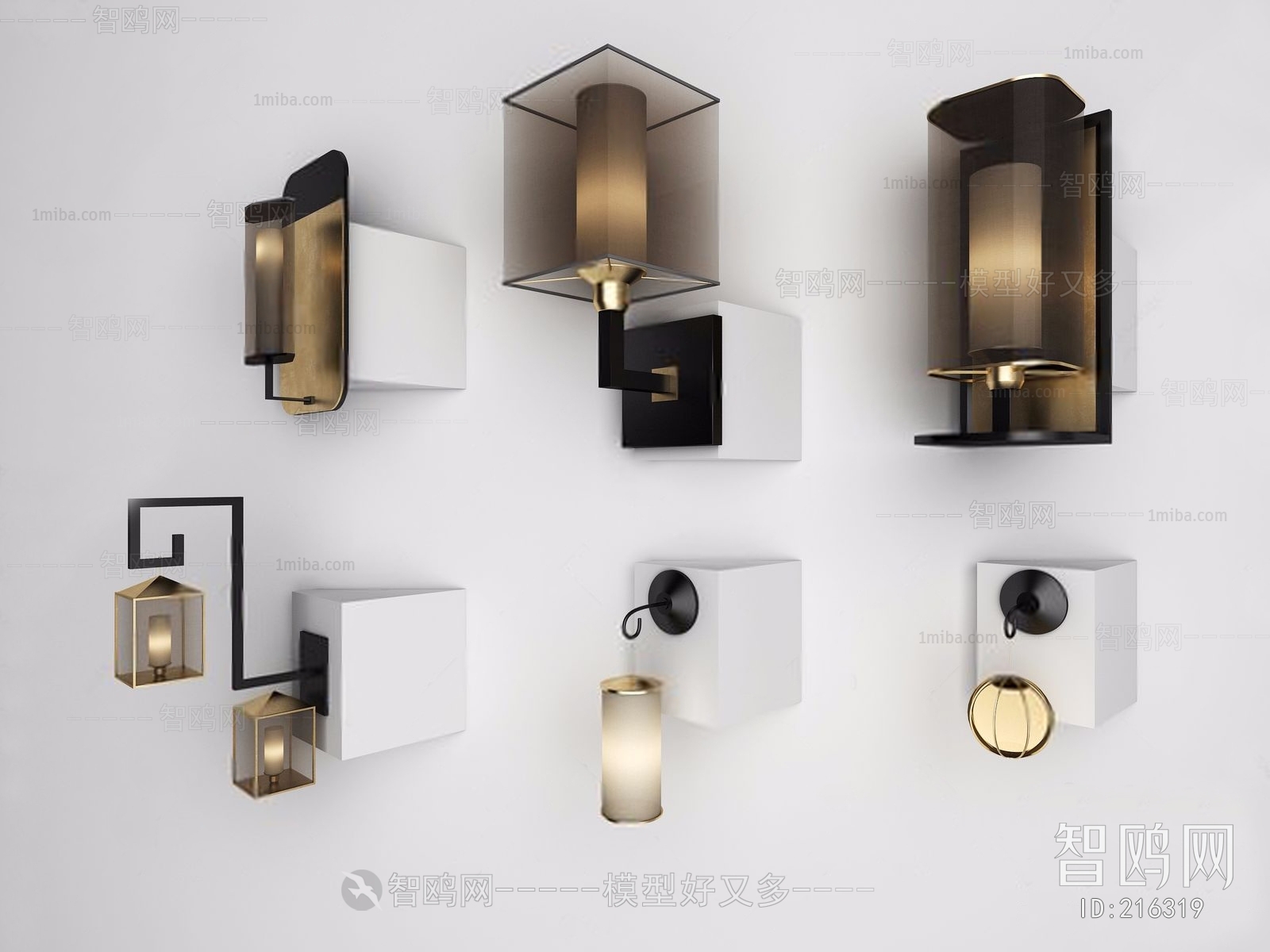 New Chinese Style Wall Lamp