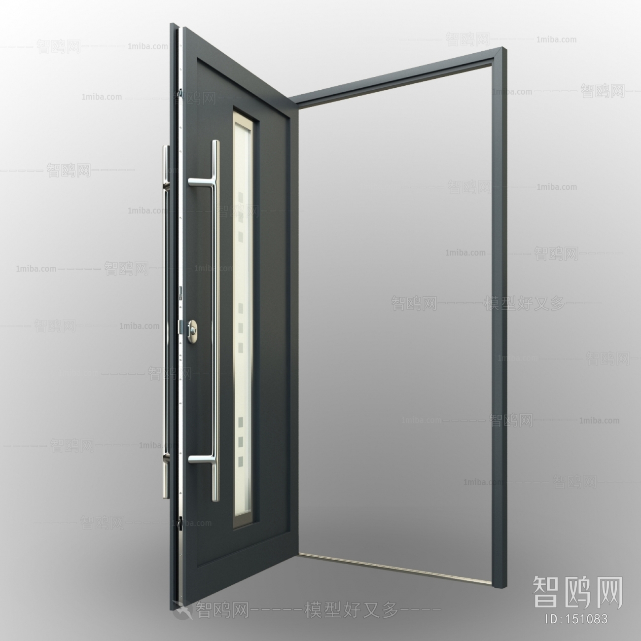 Modern Solid Wood Door