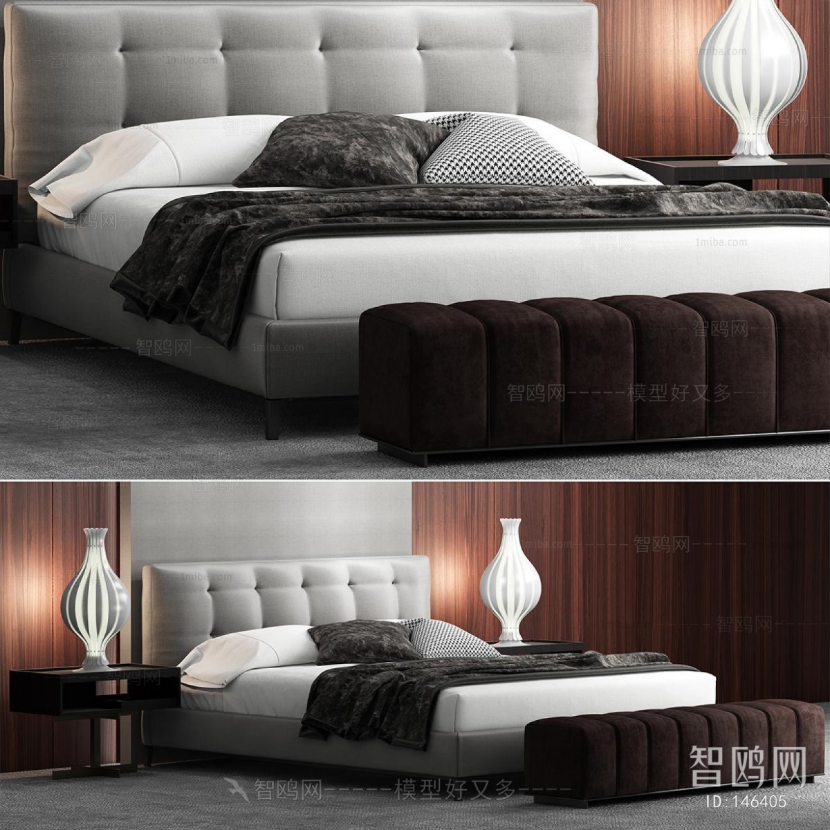 Modern Double Bed