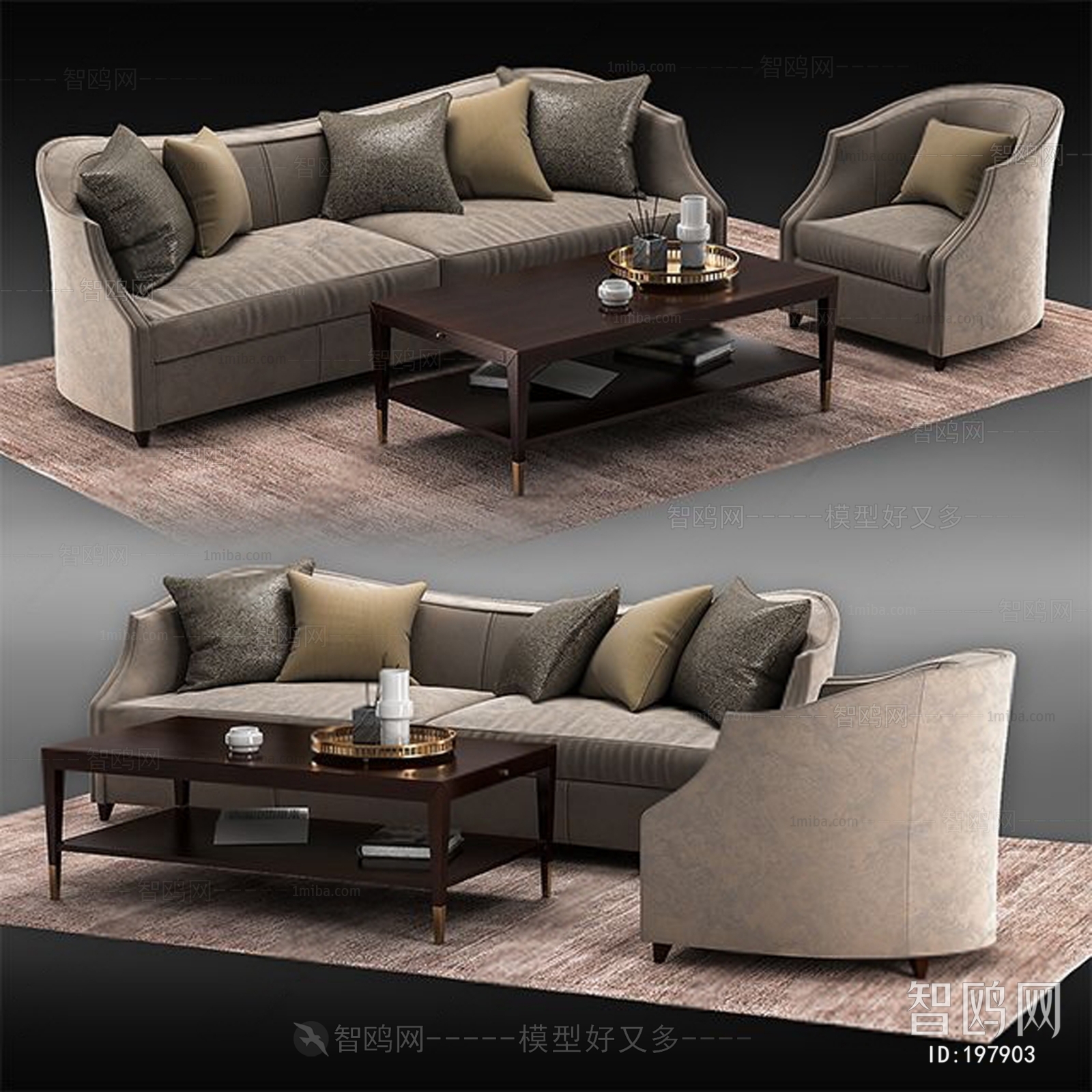 European Style Sofa Combination