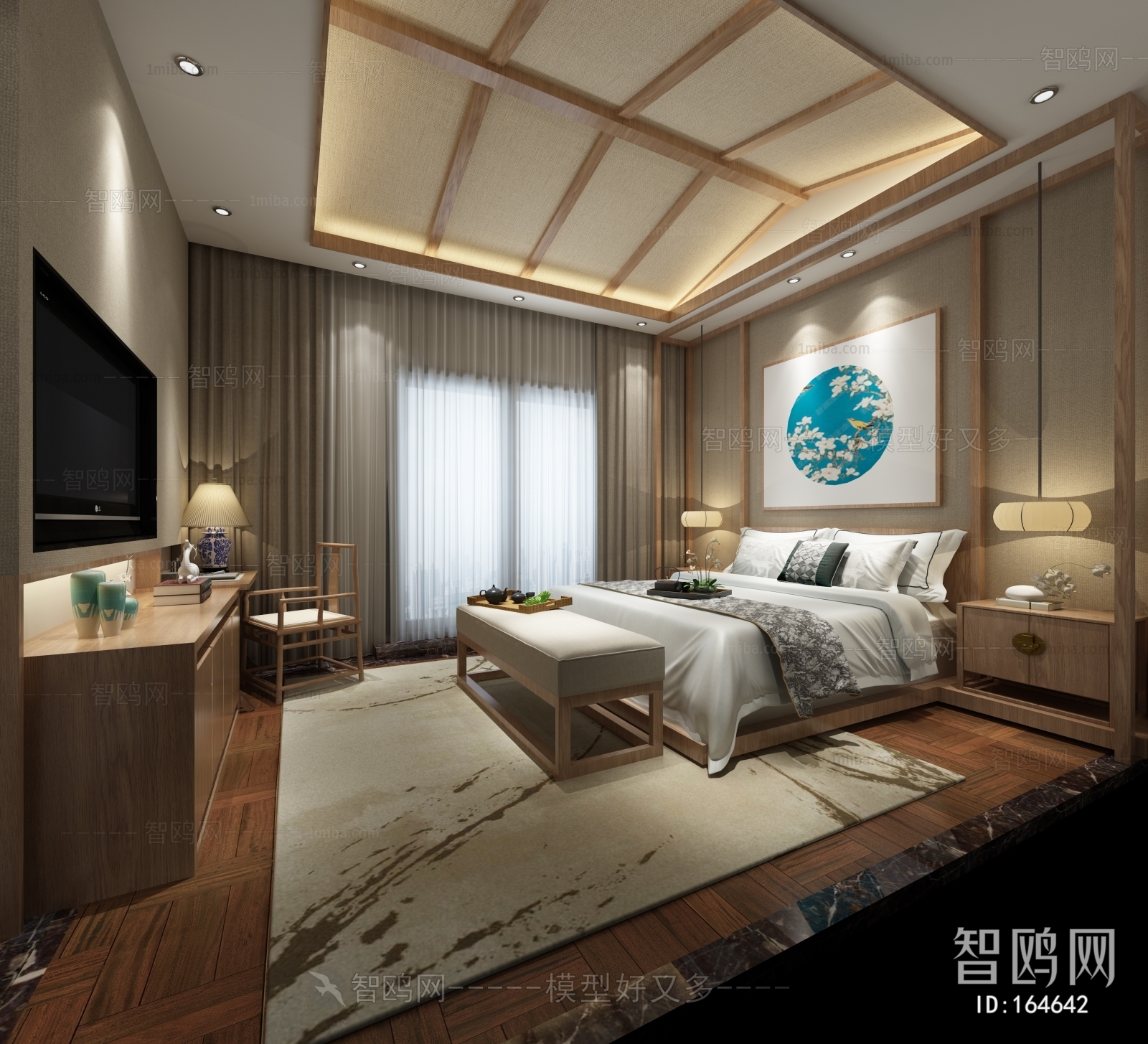 New Chinese Style Guest Room