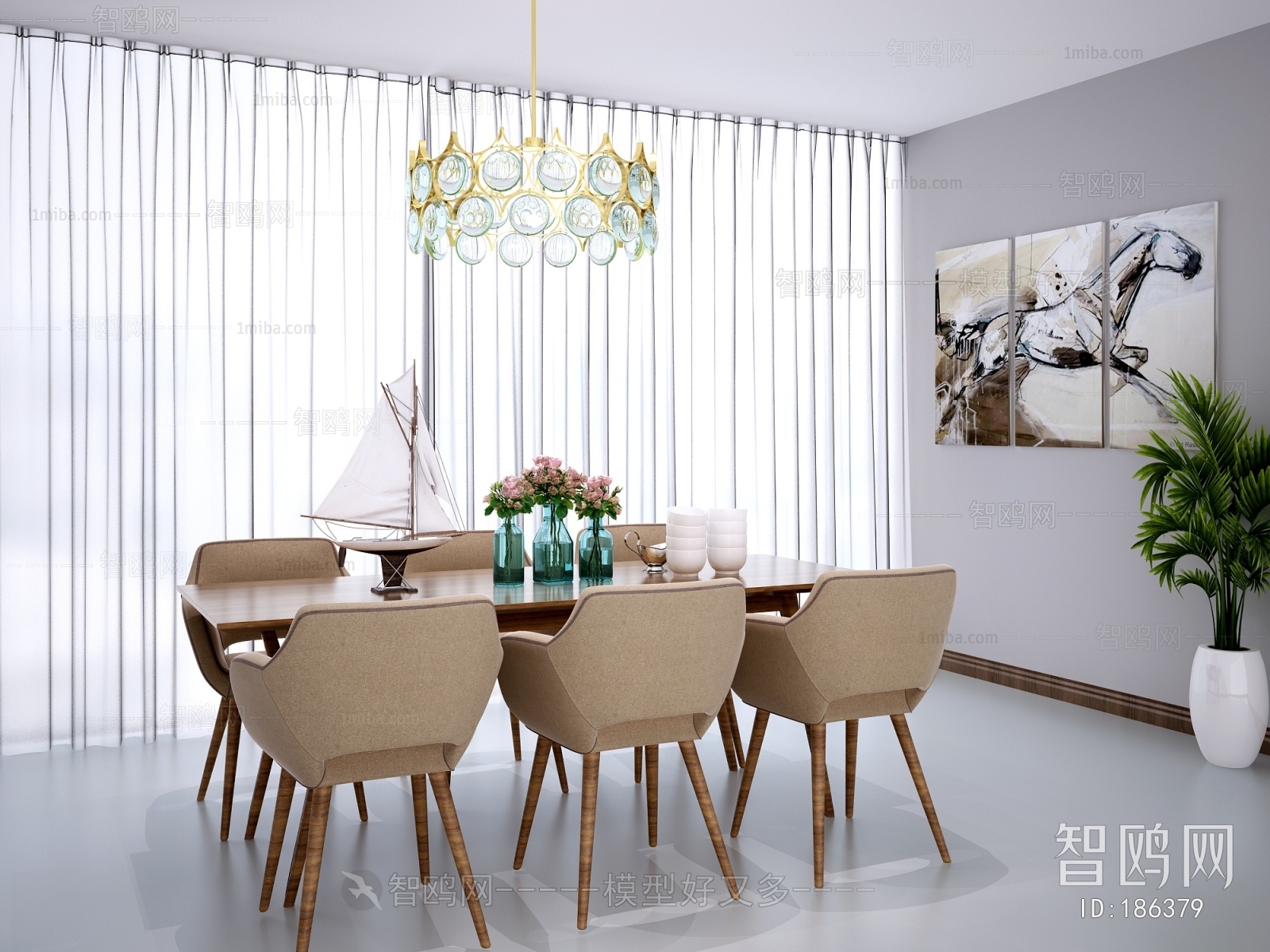 Nordic Style Dining Table And Chairs