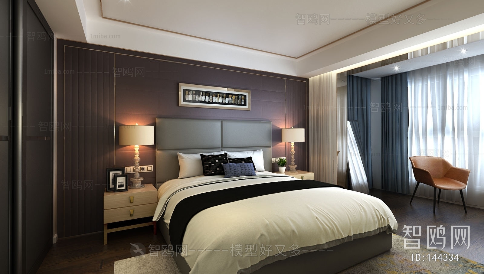 Post Modern Style Bedroom