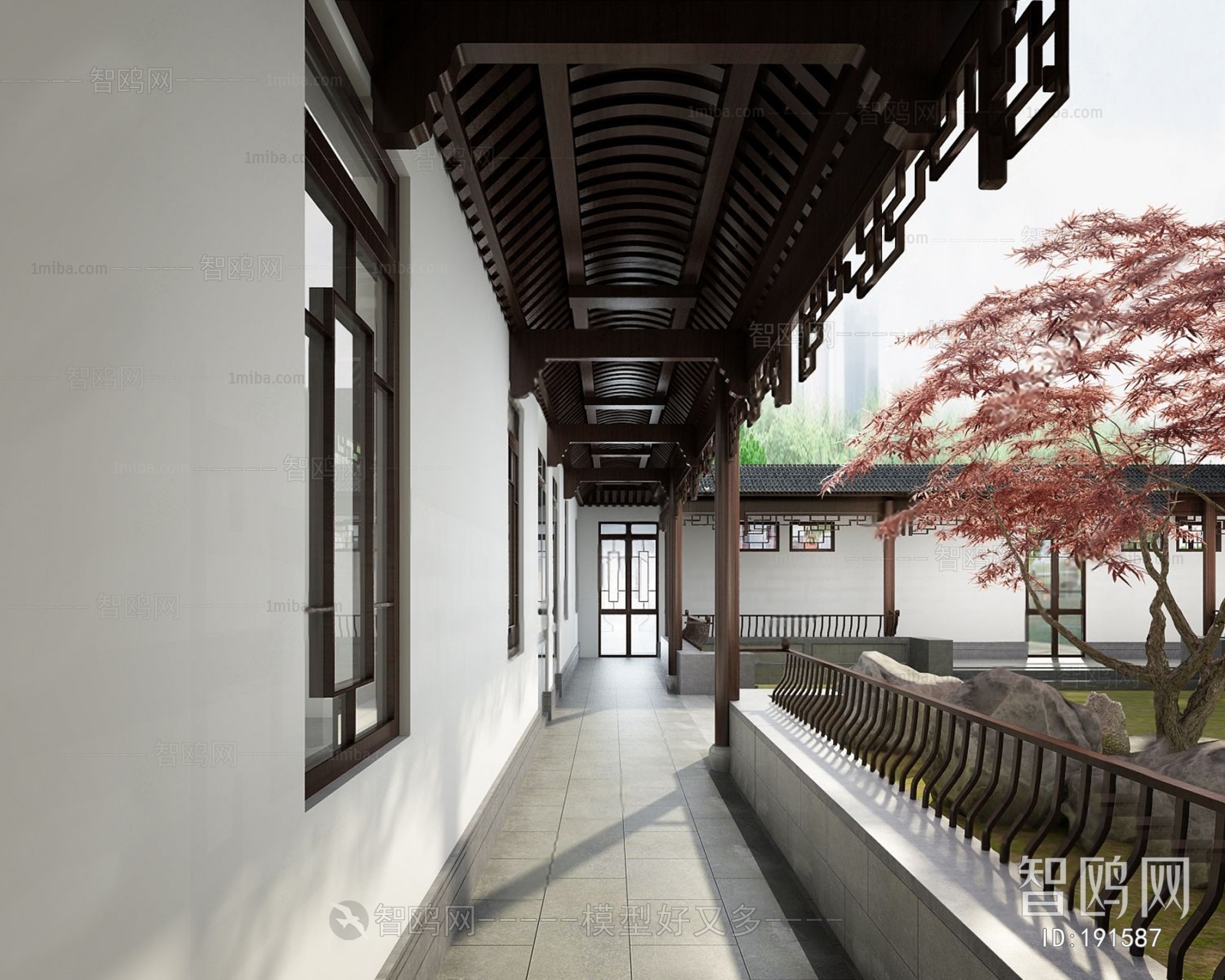 New Chinese Style Courtyard/landscape