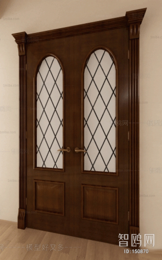 European Style Solid Wood Door