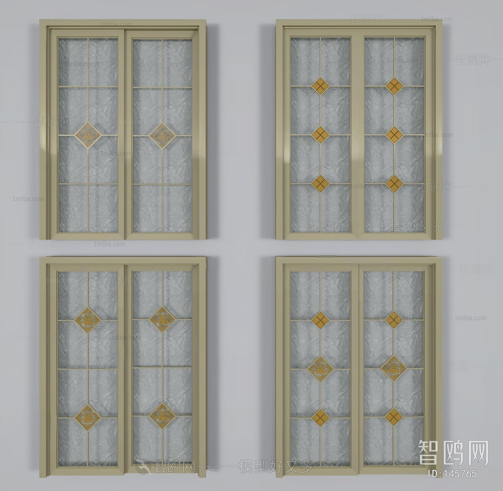 New Chinese Style Sliding Door