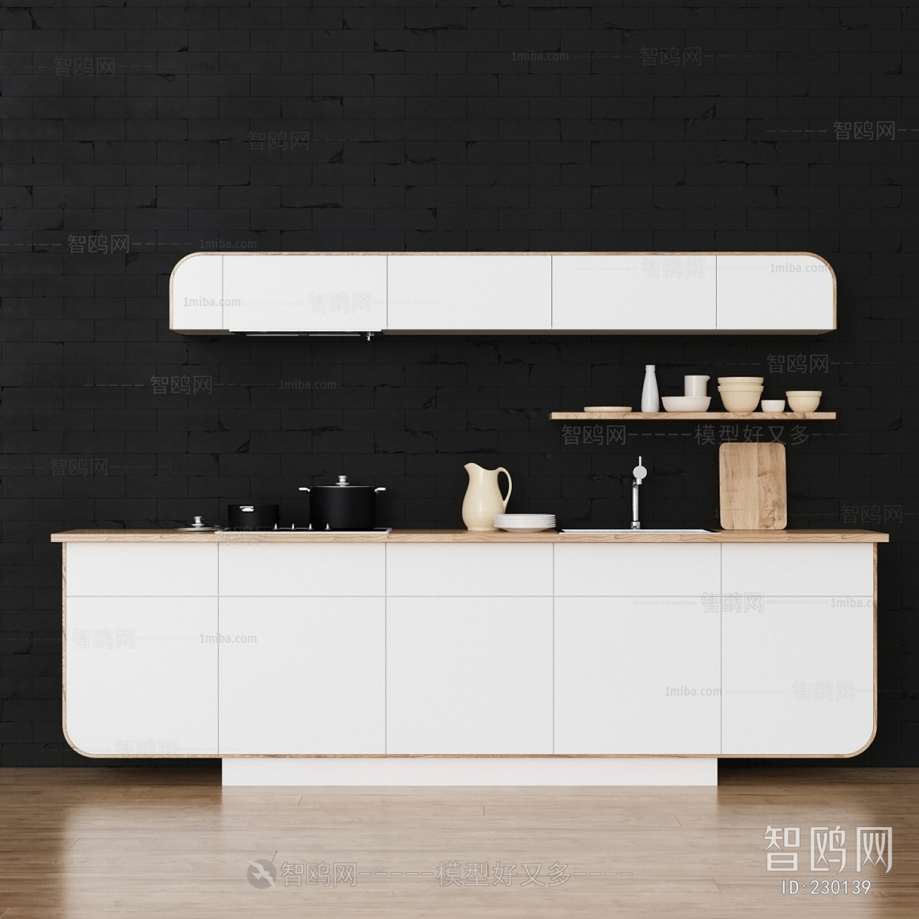 Nordic Style Kitchen Cabinet