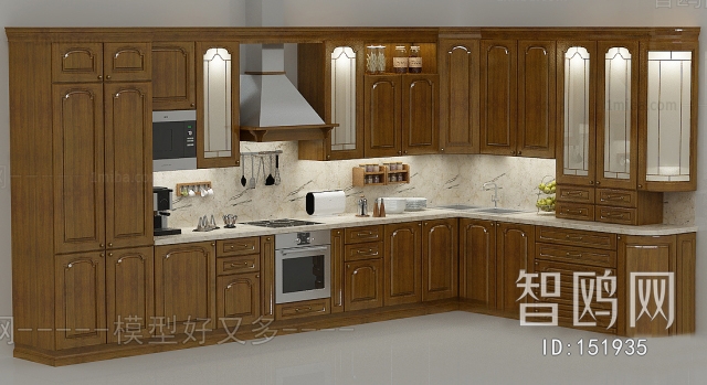 European Style Kitchen Cabinet