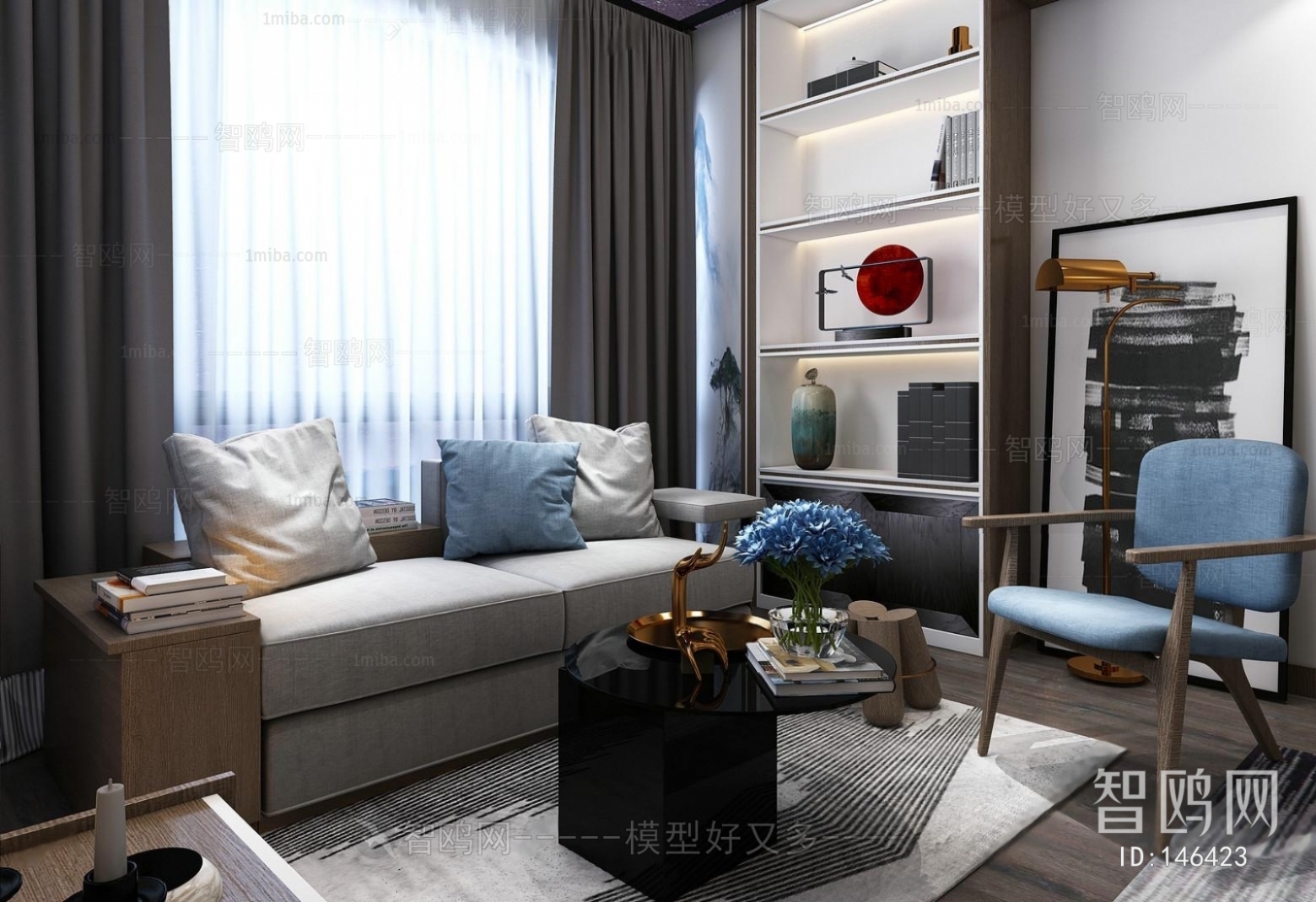 New Chinese Style Sofa Combination