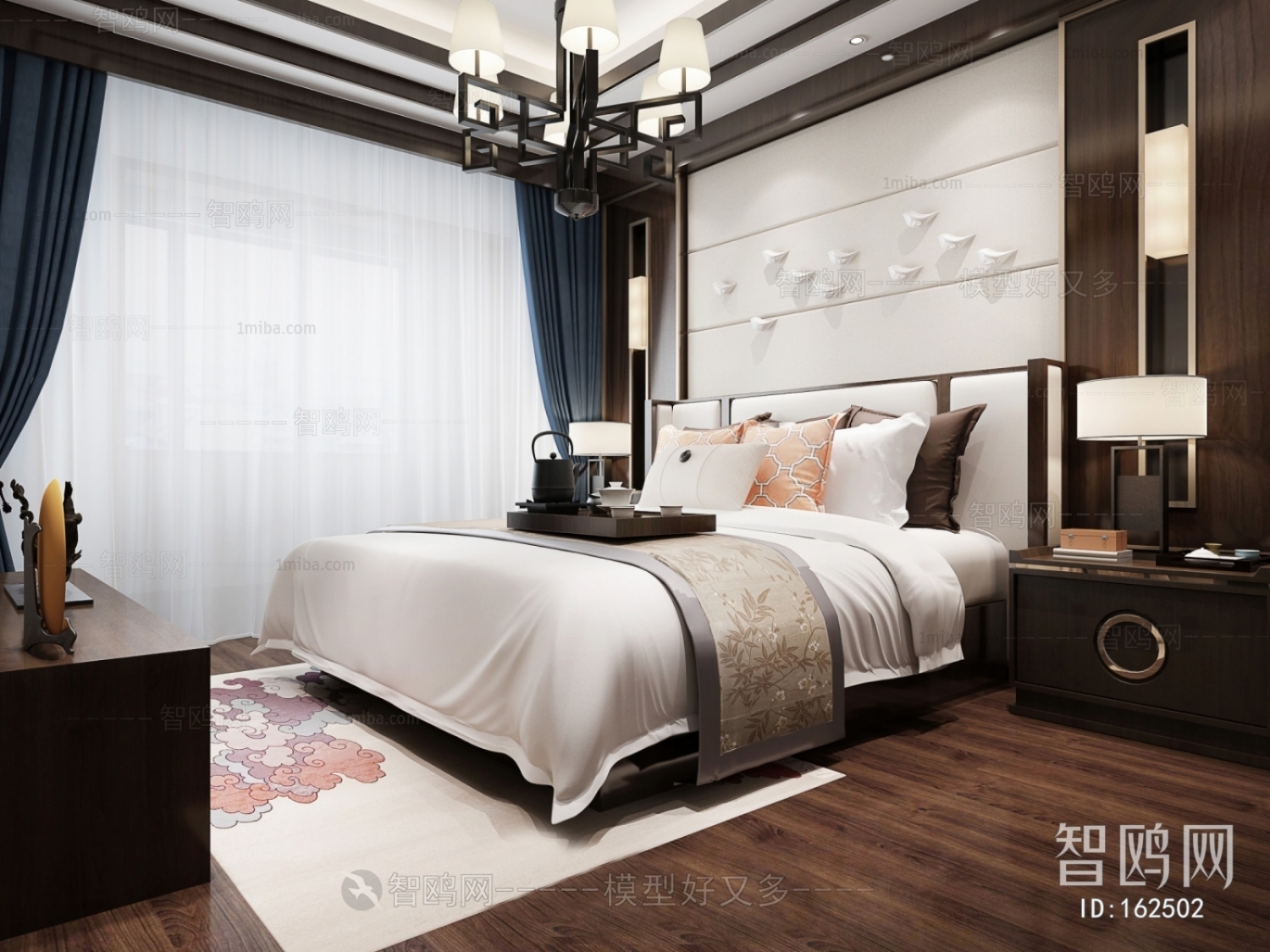 New Chinese Style Bedroom