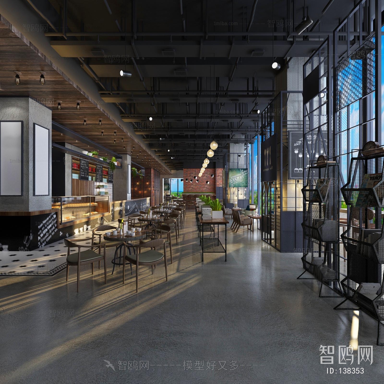 Industrial Style Cafe