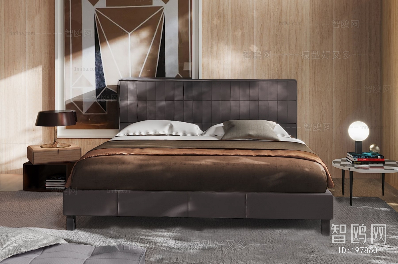 Nordic Style Double Bed