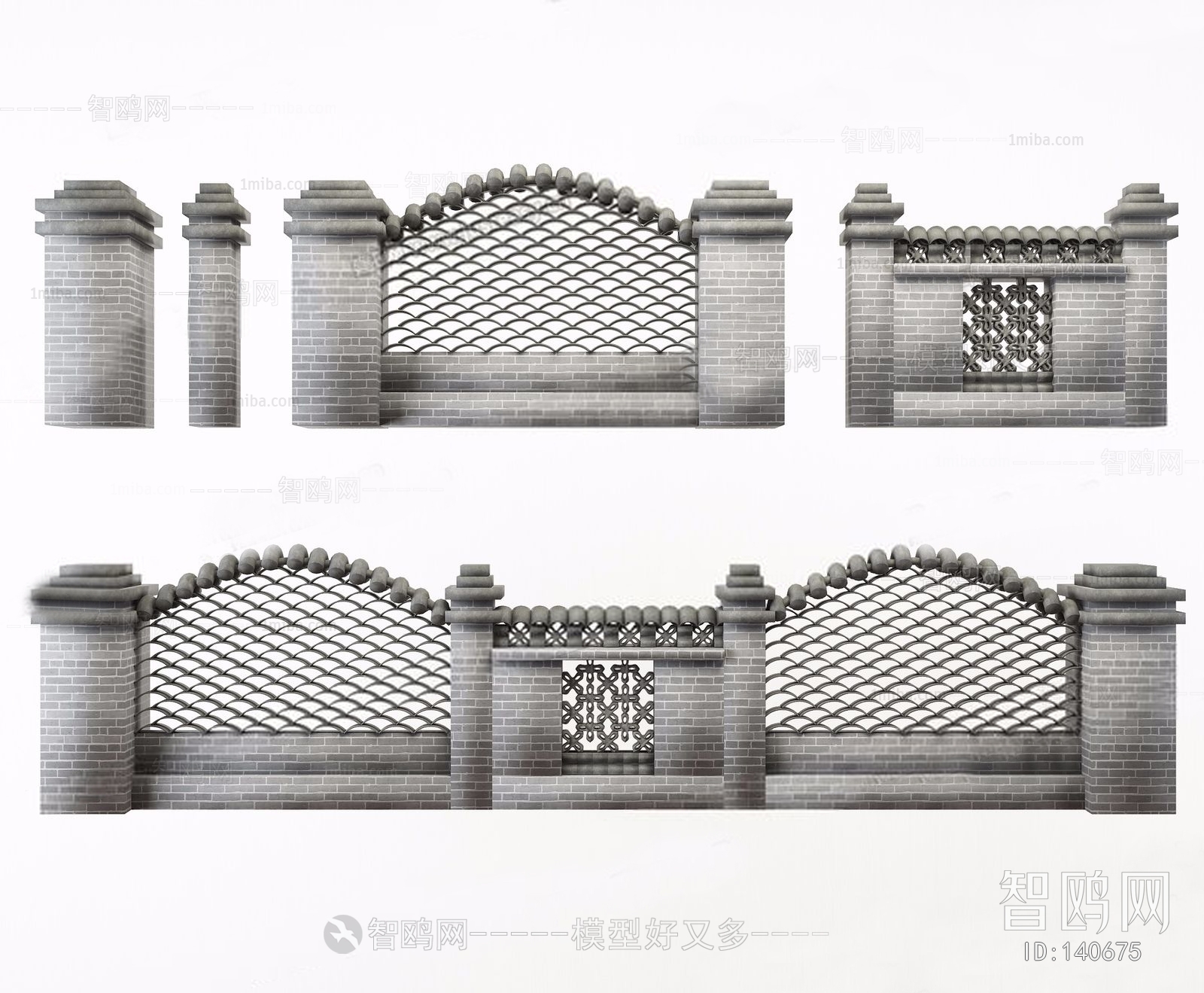 Chinese Style Retro Style Stair Balustrade/elevator