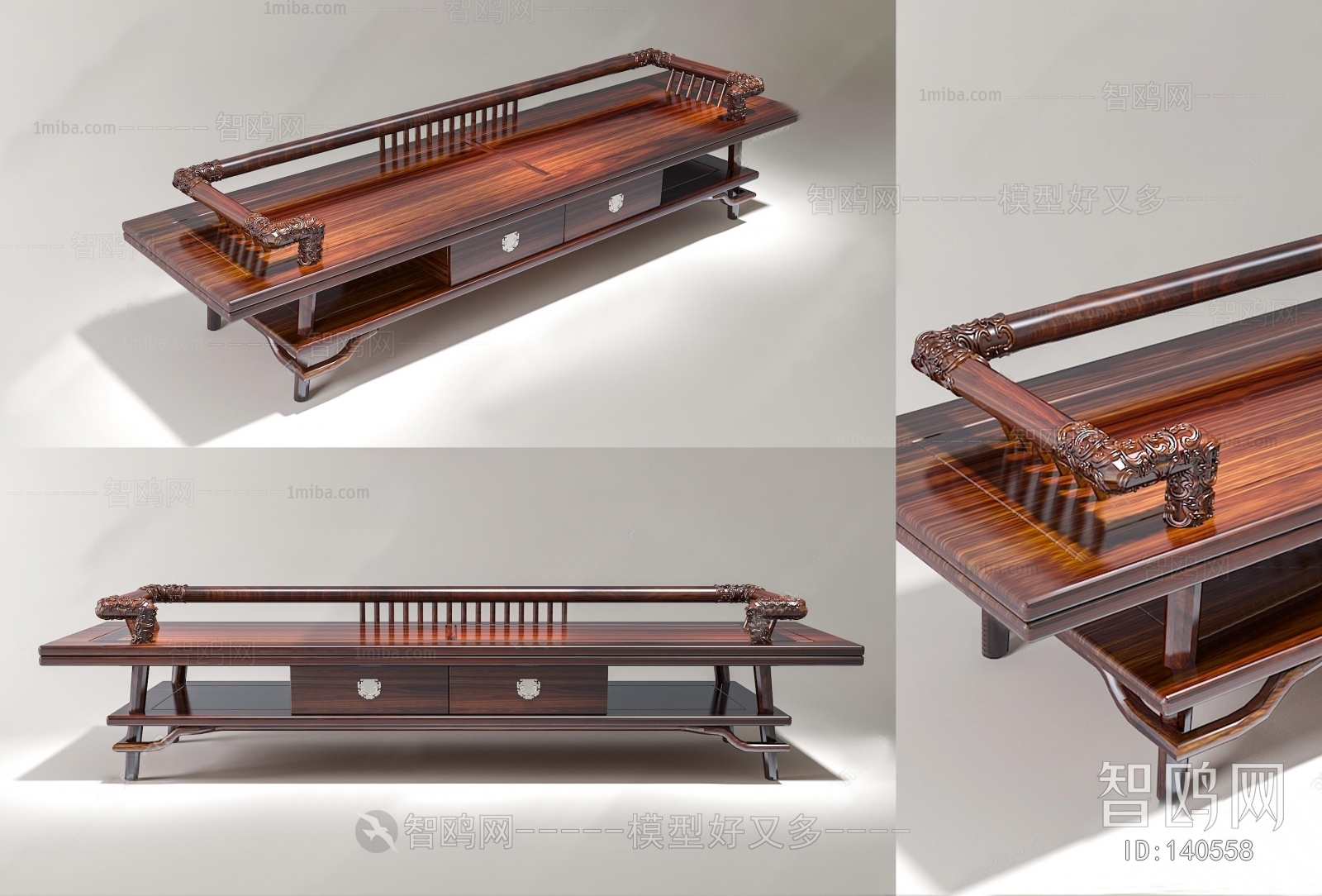 New Chinese Style TV Cabinet