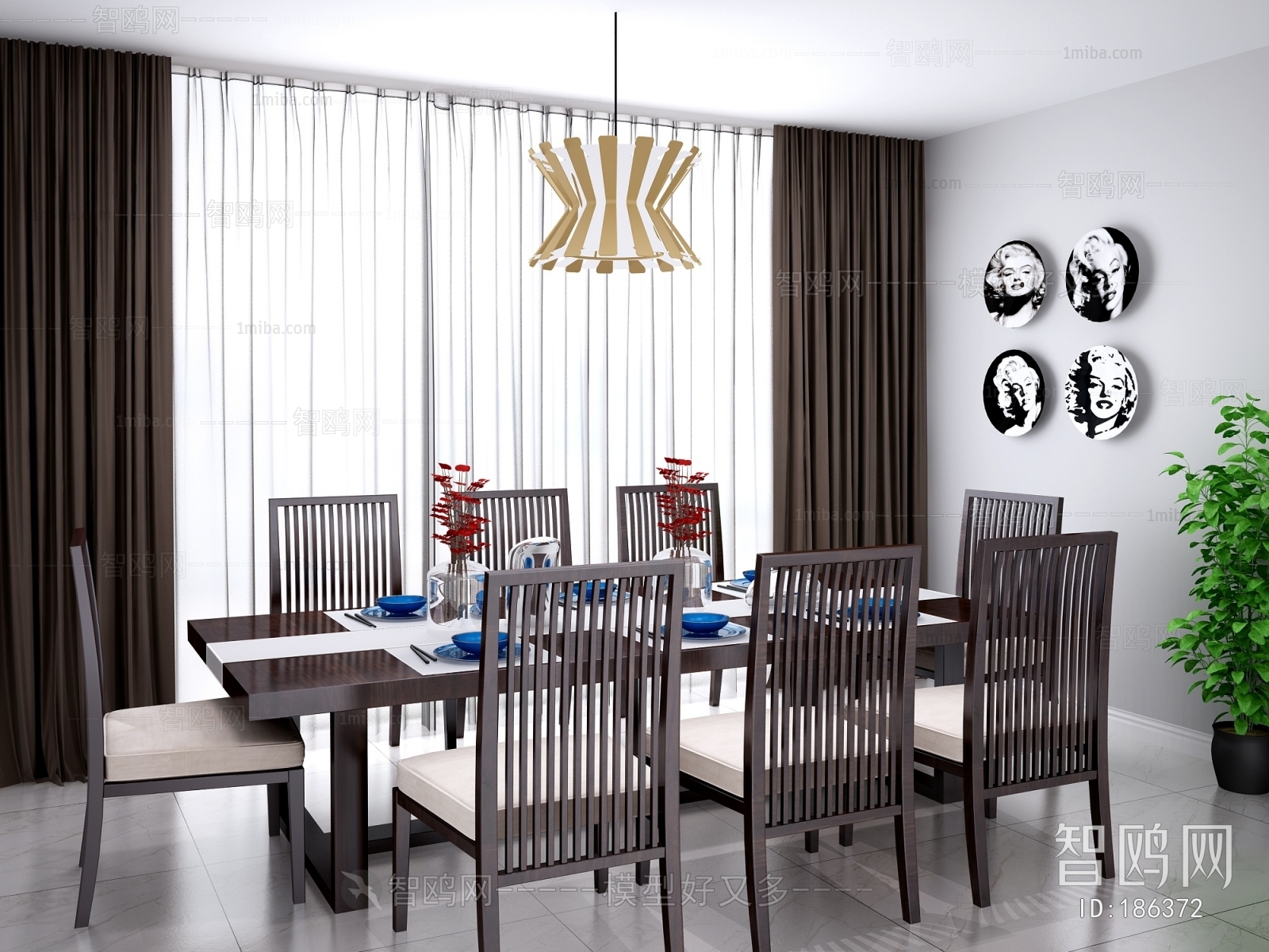 New Chinese Style Dining Table And Chairs