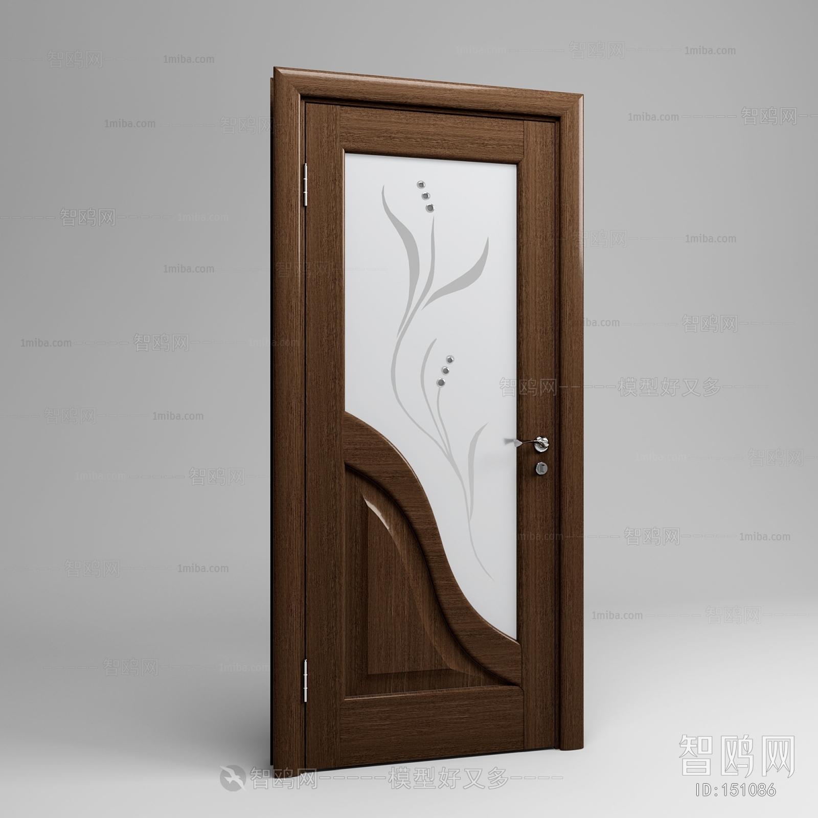 Modern Solid Wood Door