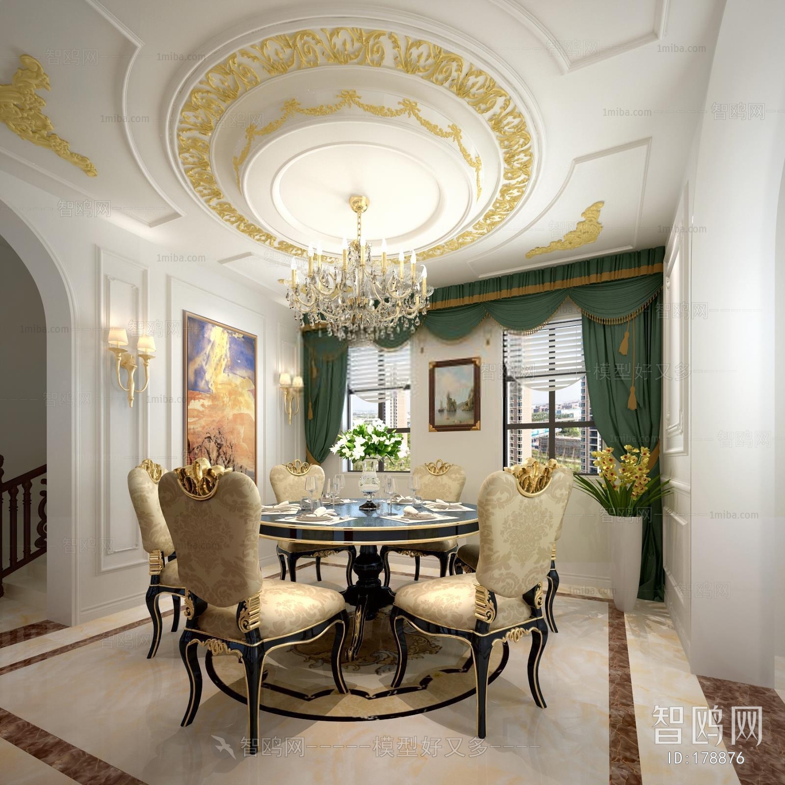 French Style Dining Room