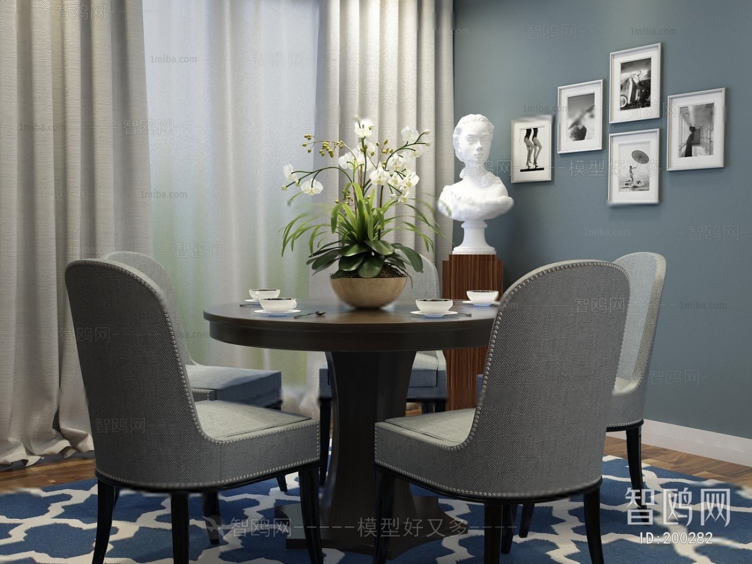 American Style Dining Table And Chairs