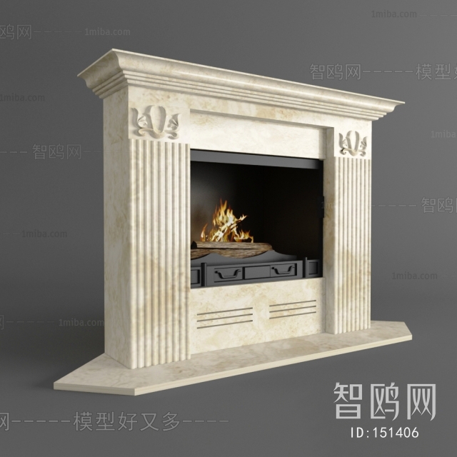 European Style Fireplace