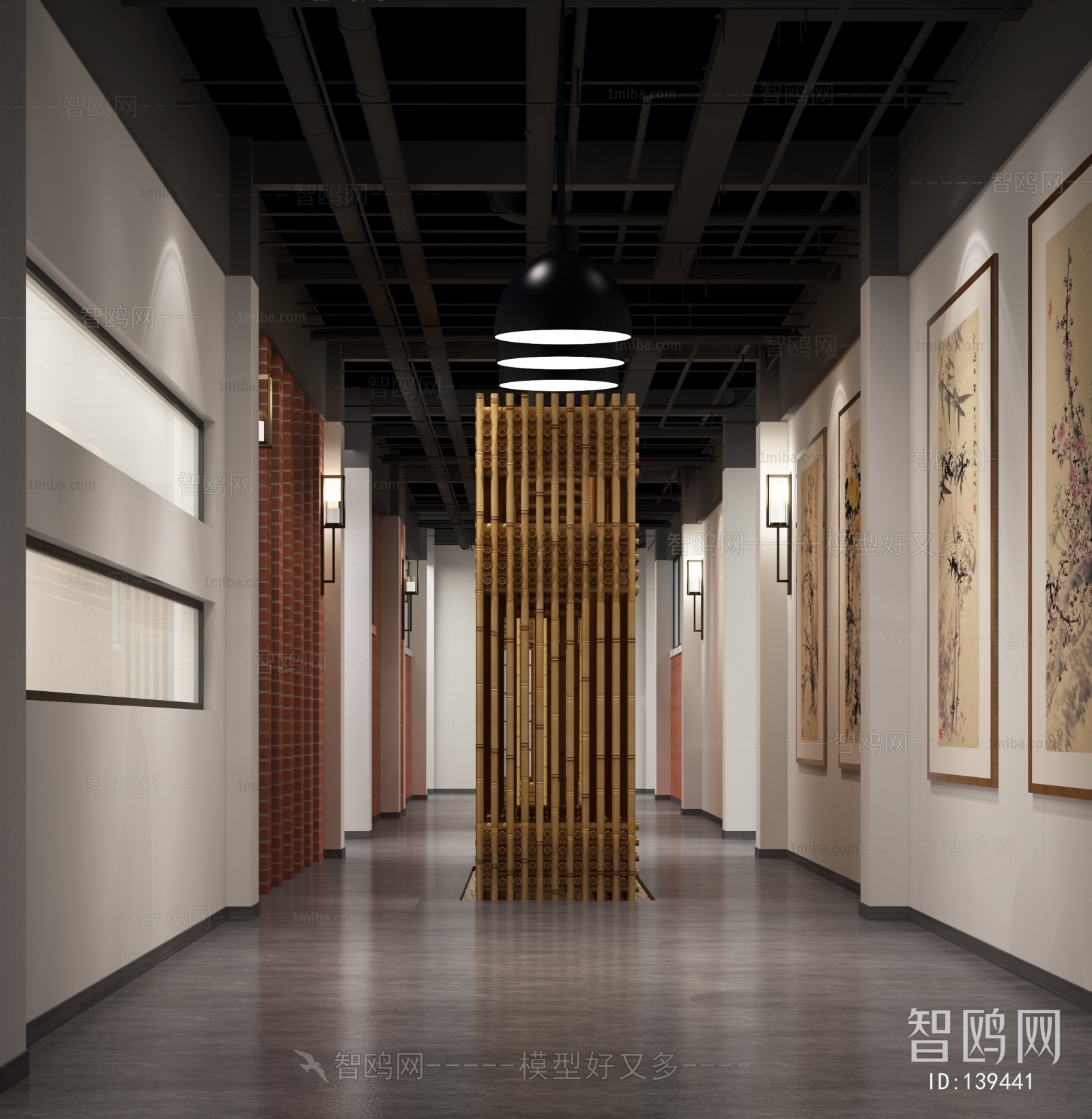 New Chinese Style Exhibition Hall