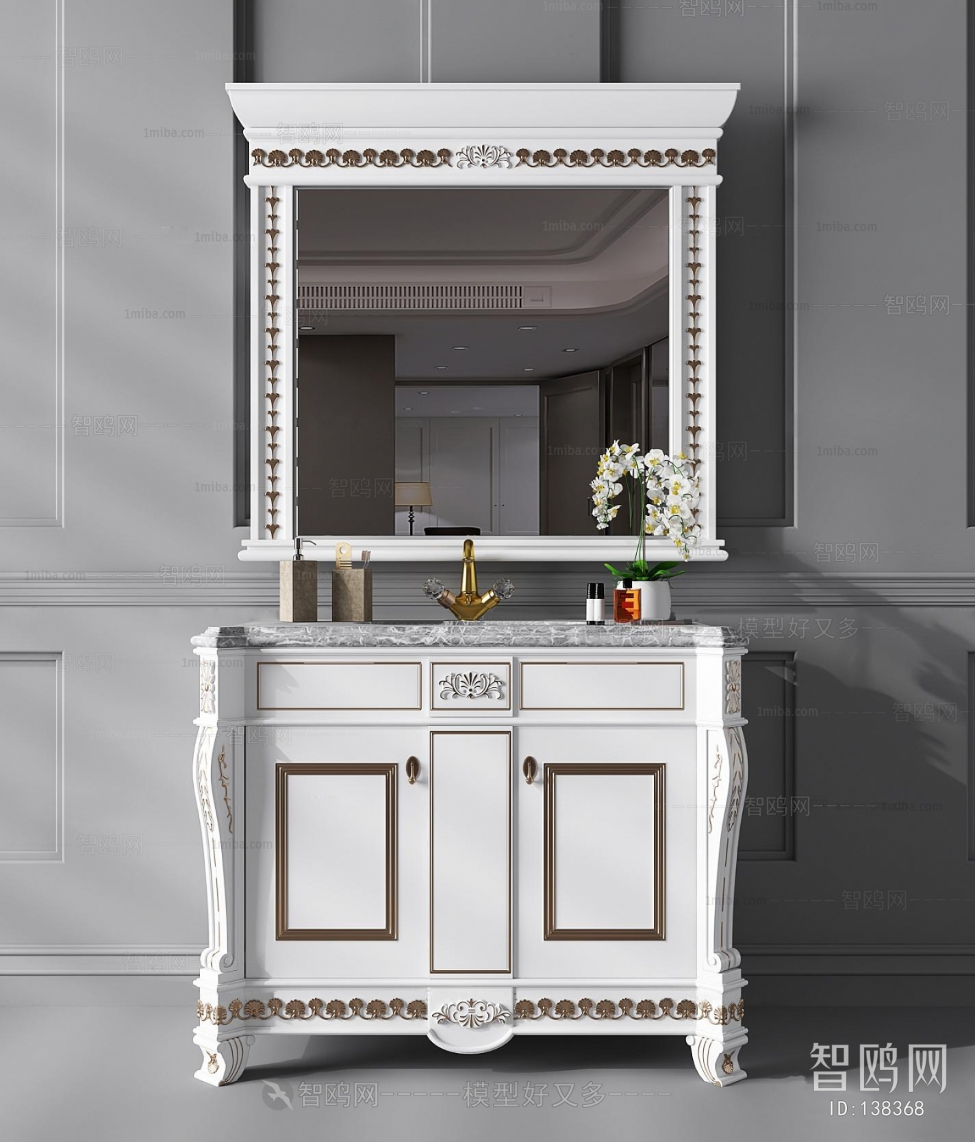 European Style Bathroom Cabinet