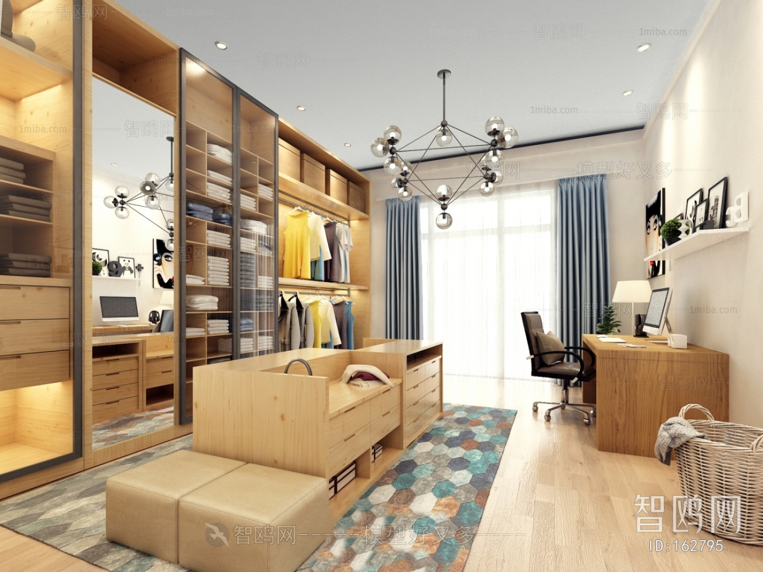 Modern Clothes Storage Area