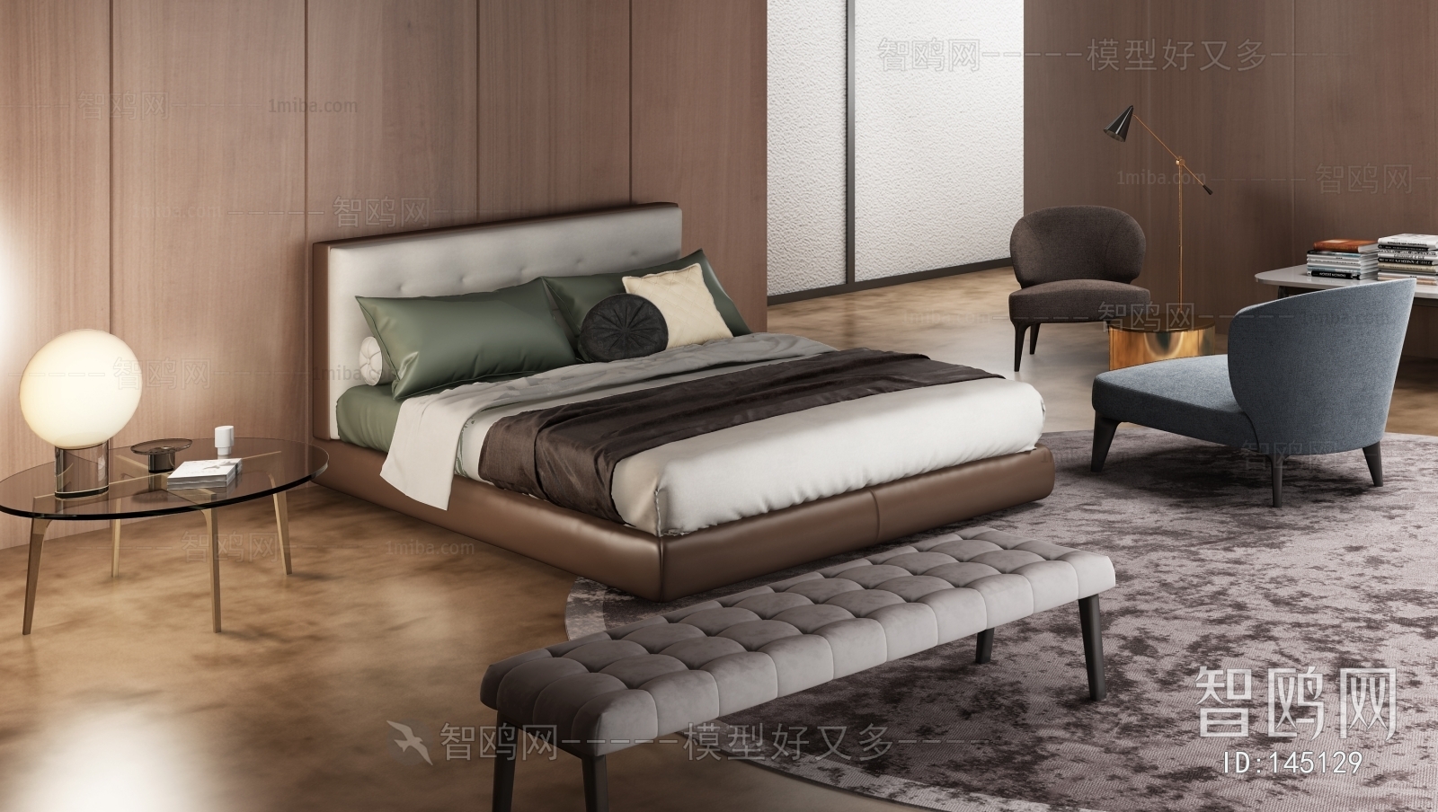 Modern Double Bed