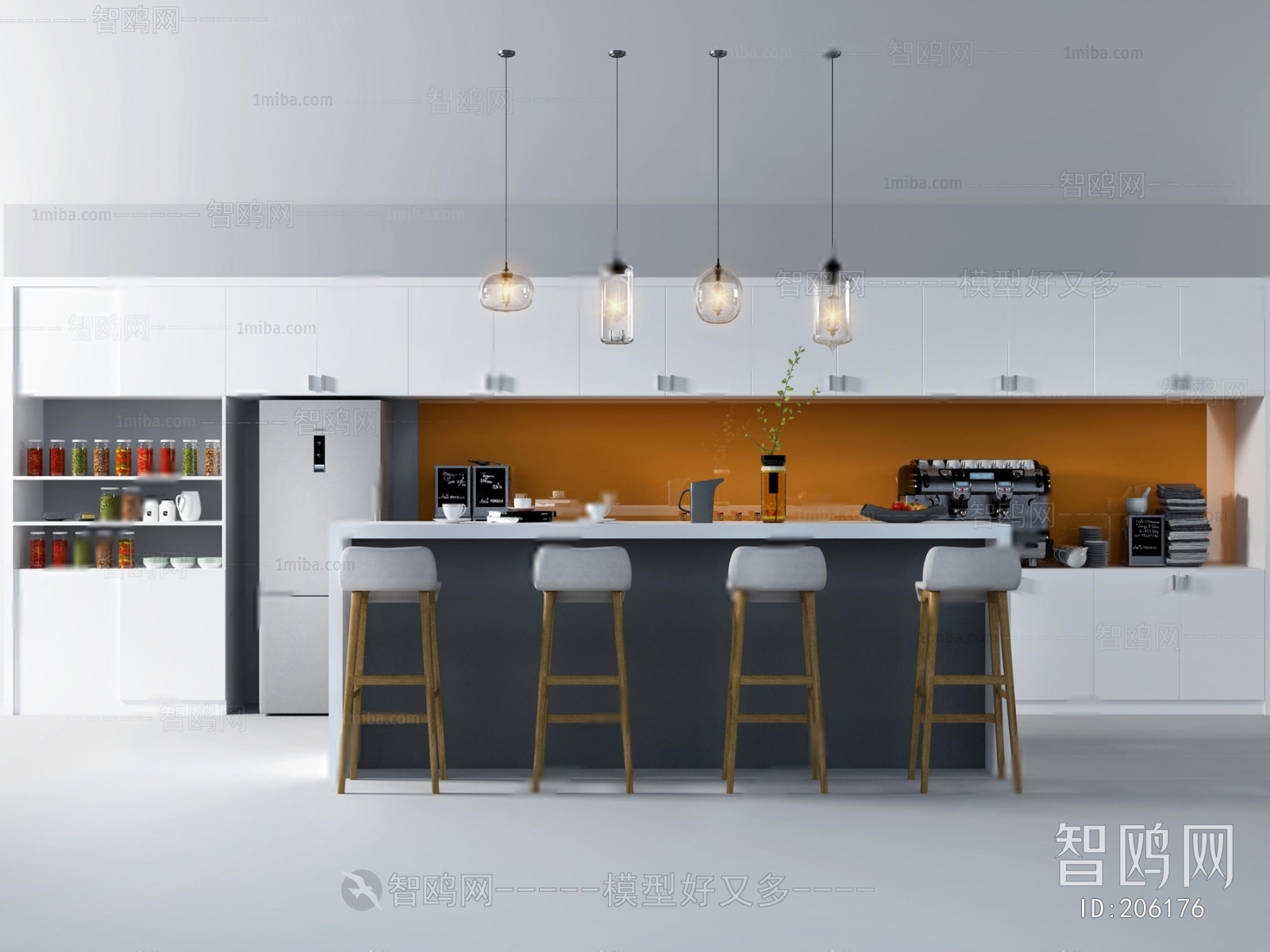 Modern Counter Bar