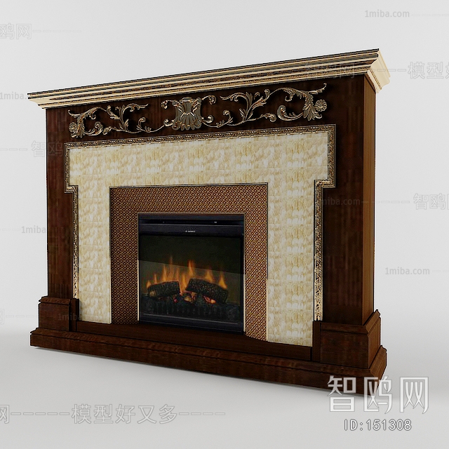 European Style Fireplace