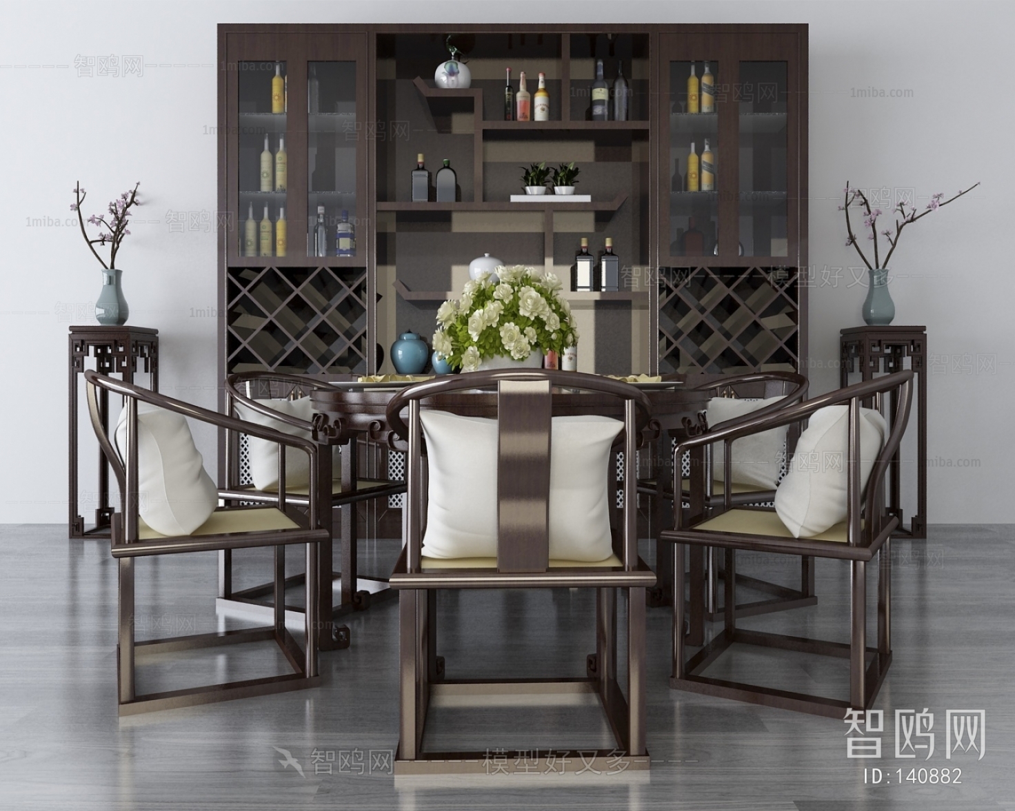 New Chinese Style Dining Table And Chairs