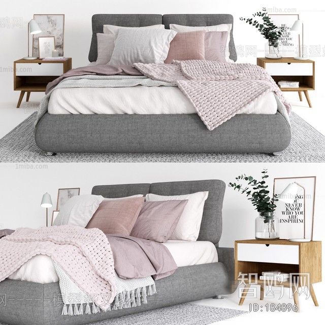 Nordic Style Double Bed