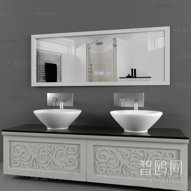 European Style Bathroom Cabinet