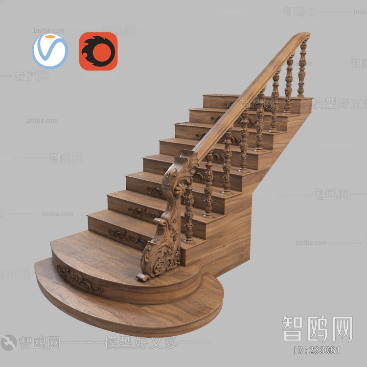 American Style Stair Balustrade/elevator