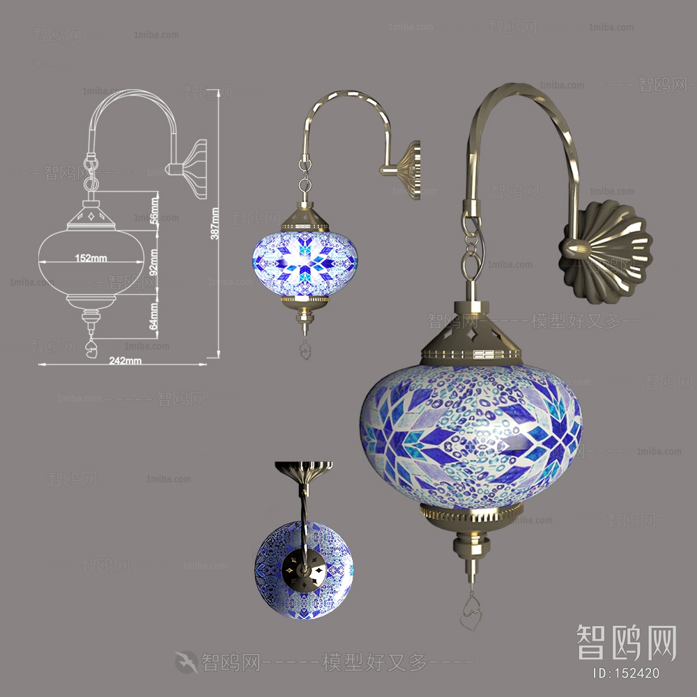 European Style Wall Lamp