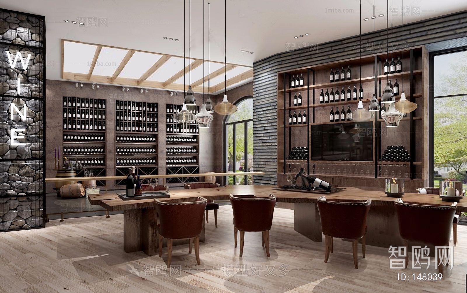 Modern Wine Cellar/Wine Tasting Room