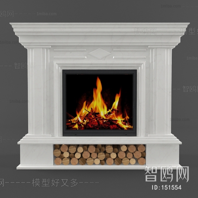 European Style Fireplace