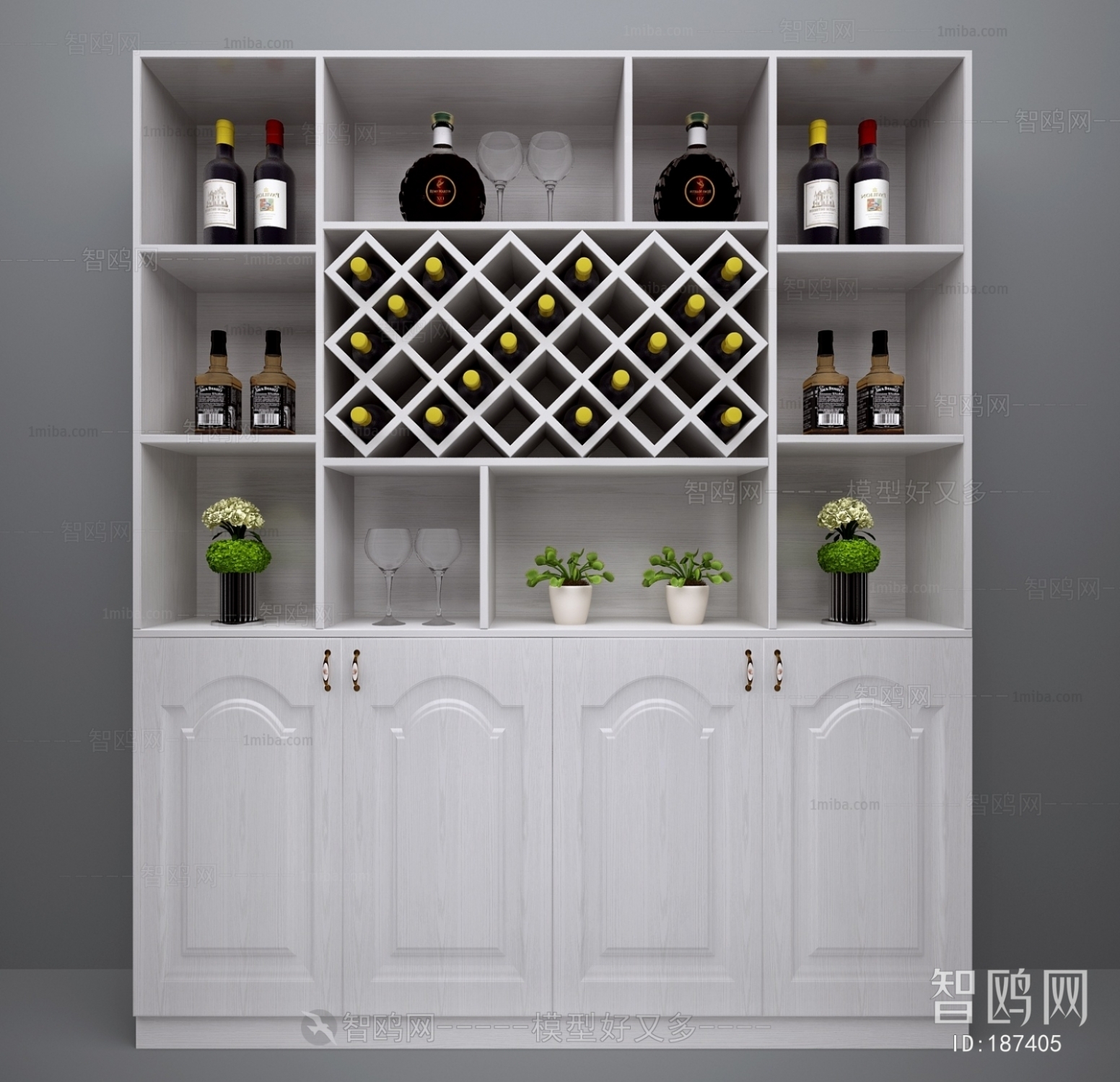 Nordic Style Wine Cabinet