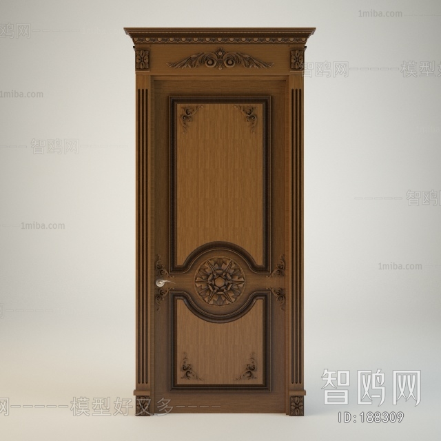 European Style Solid Wood Door