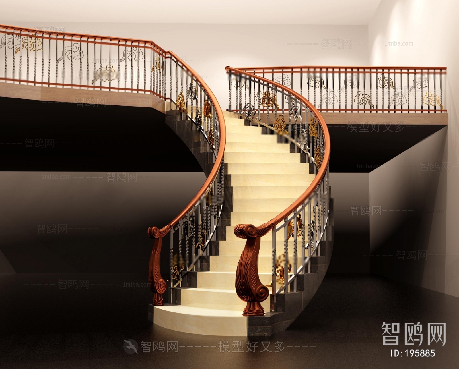 New Chinese Style Stair Balustrade/elevator