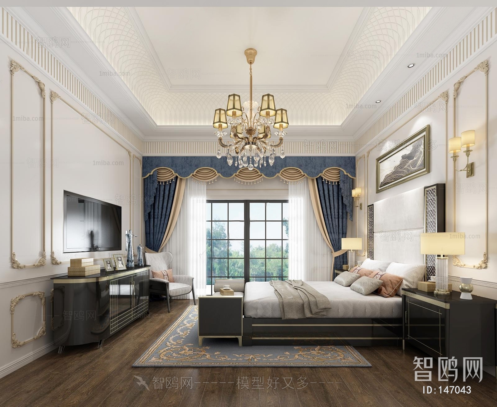 New Classical Style Bedroom