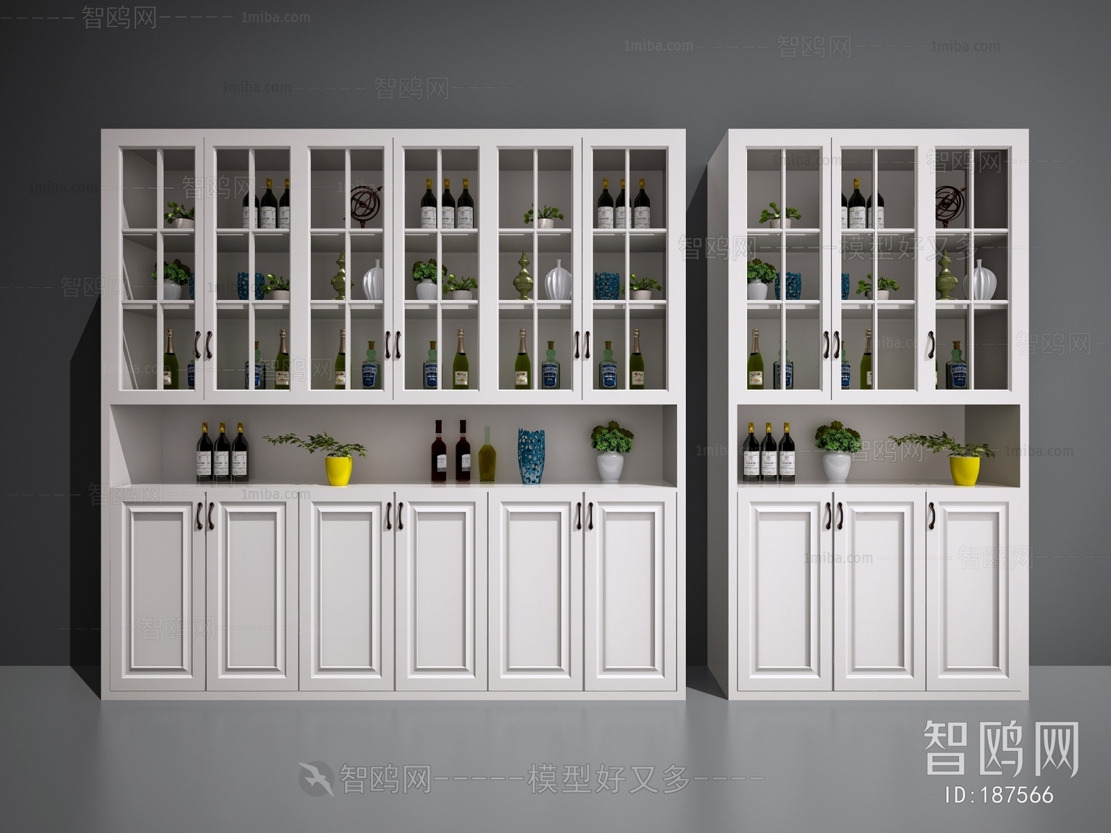 Nordic Style Wine Cabinet