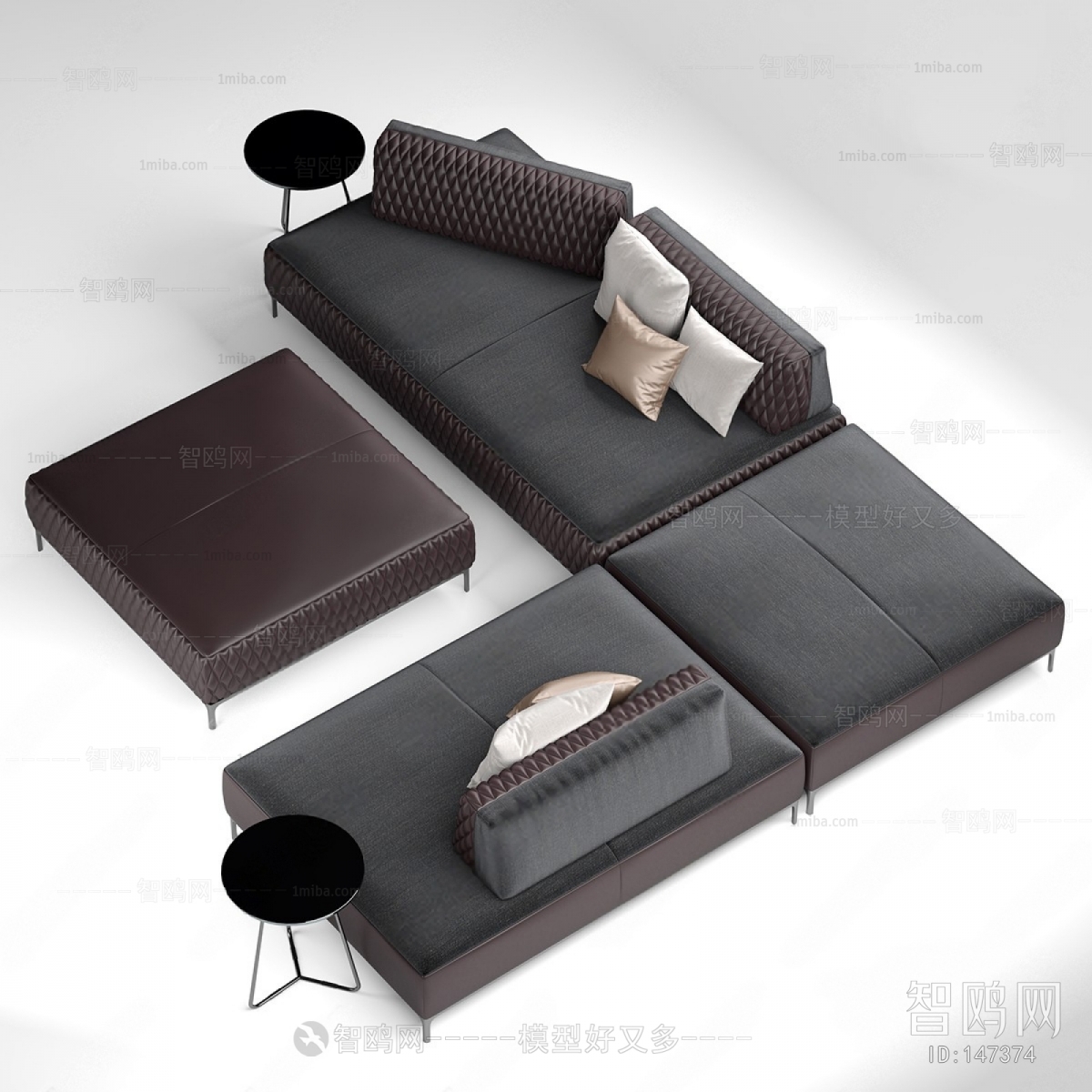 Modern Multi Person Sofa