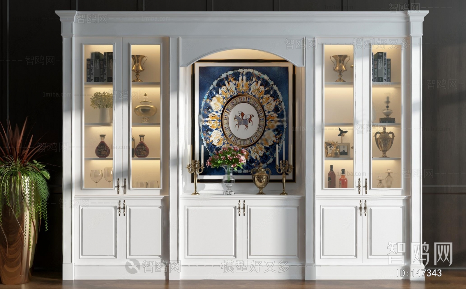 European Style Wine Cabinet