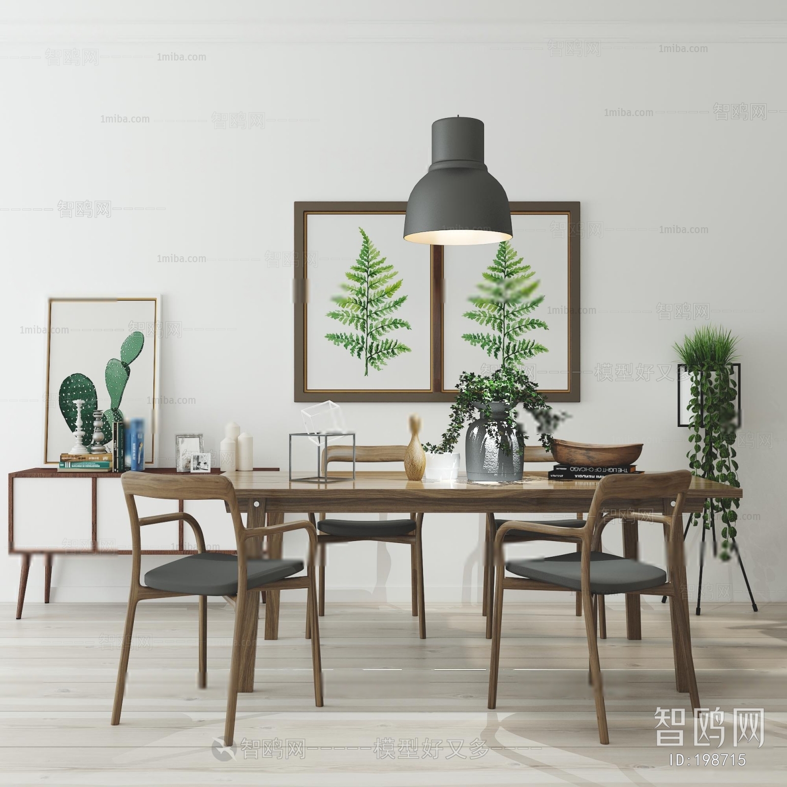 Nordic Style Dining Table And Chairs