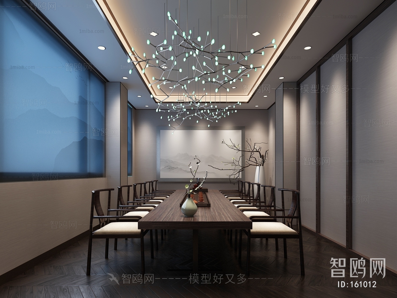 New Chinese Style Meeting Room