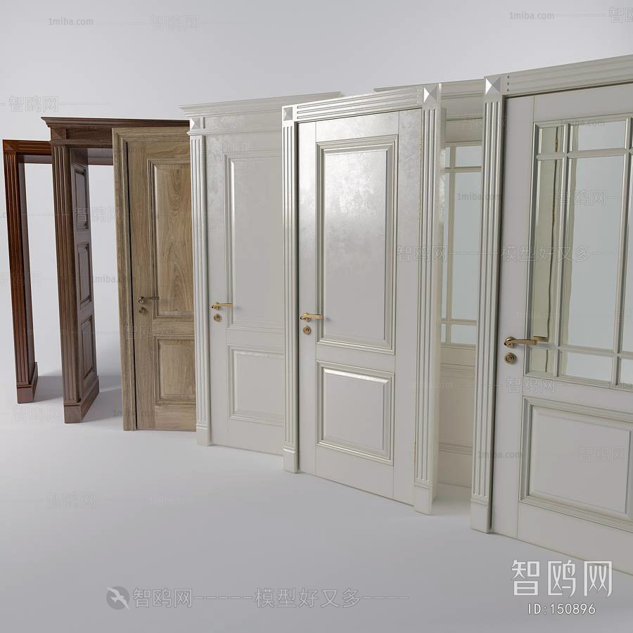 European Style Solid Wood Door