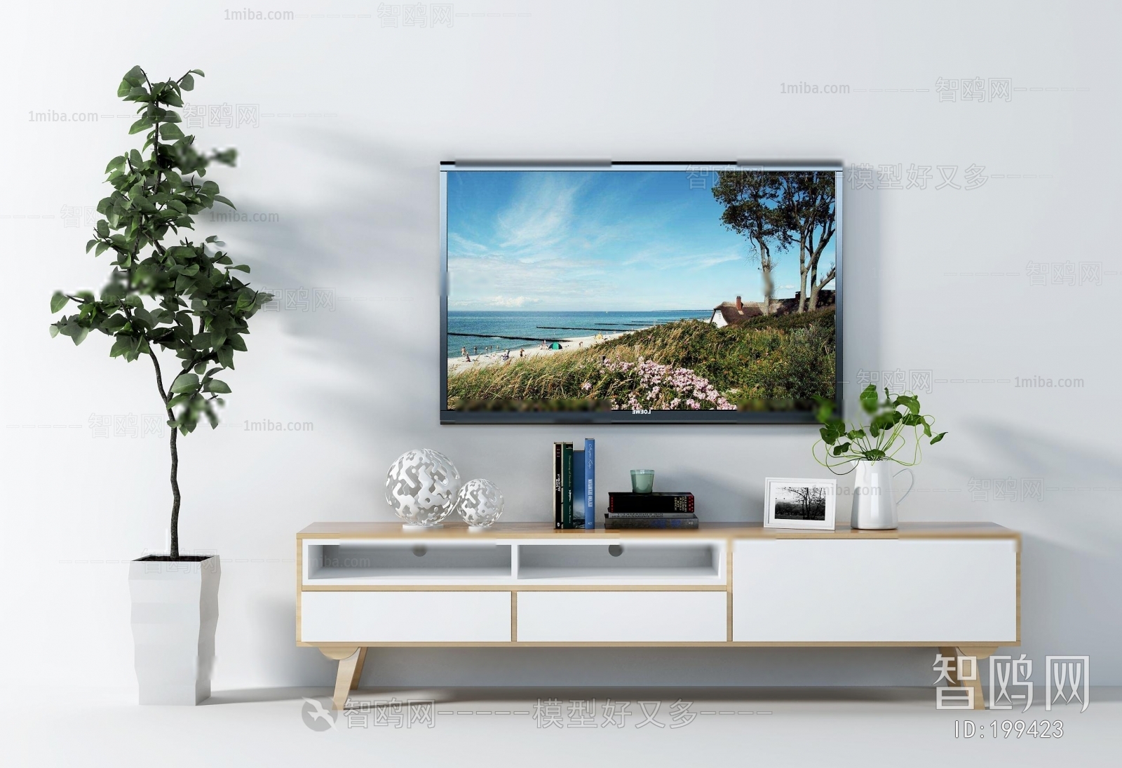 Nordic Style TV Cabinet