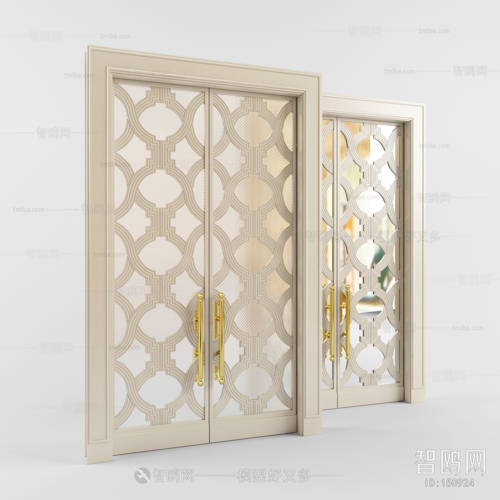 Modern Solid Wood Door