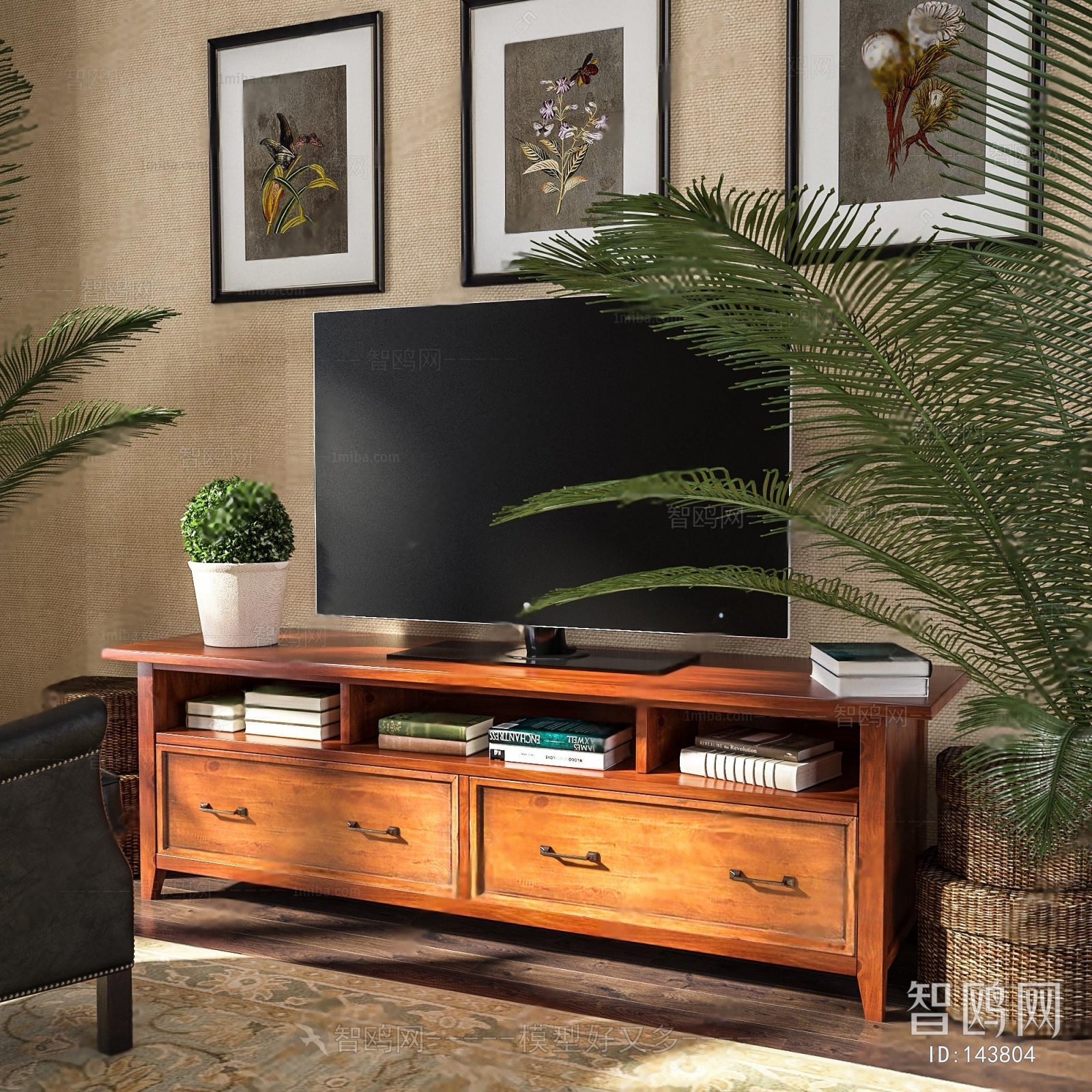 American Style TV Cabinet