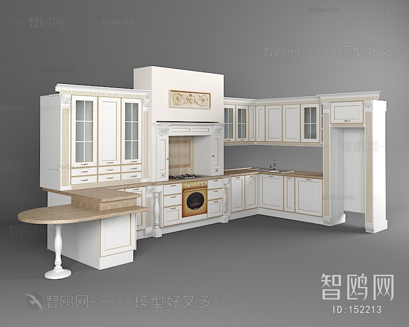 European Style Kitchen Cabinet